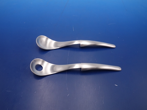 2 Piece Appetizer Set Containing - Spoon 5 1/4